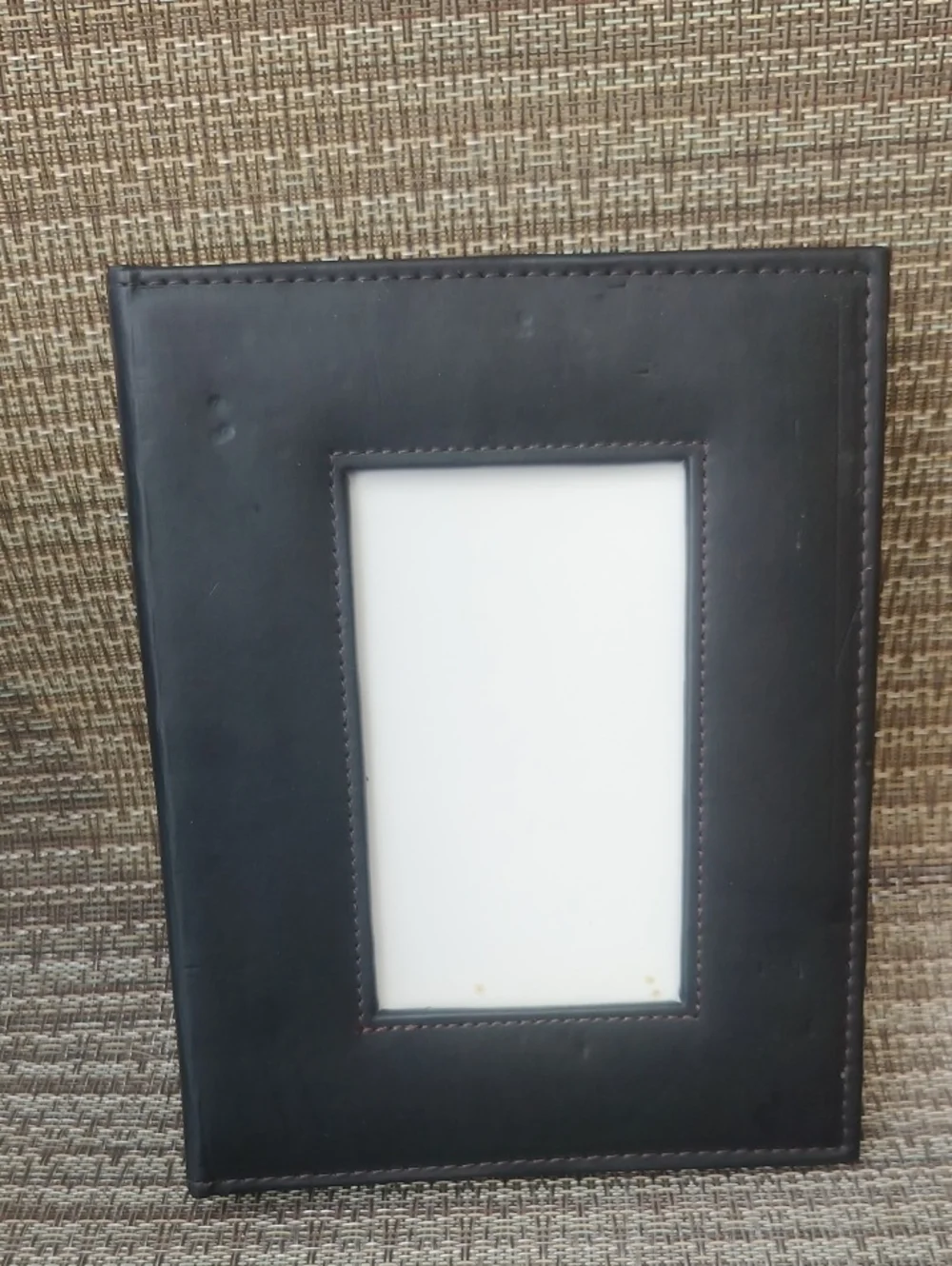 Classic Black Leather Picture Frame , Album Holds Up To 200 For By Home Accents